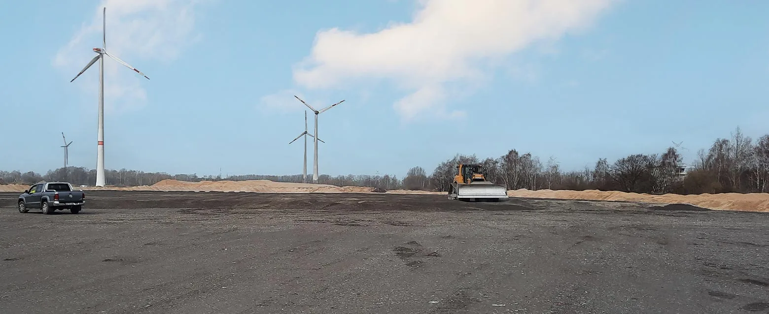 IBA as sustainable alternative for soil improvement Bremen commercial space made fit for use with GRANOVA