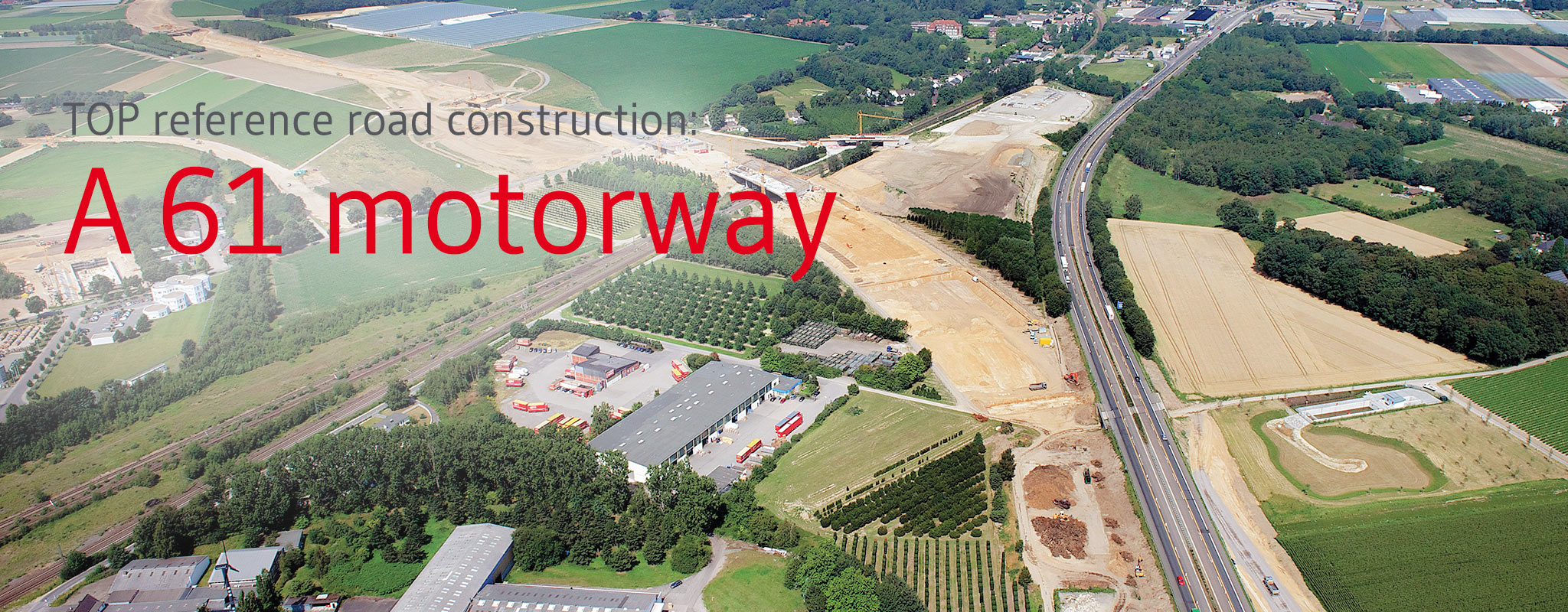 A 61 motorway: Execution with IBA as substitute construction material in the road substructure