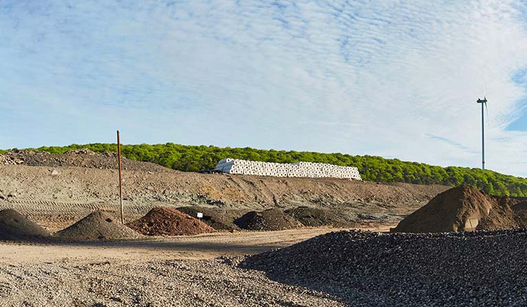 Landfill site construction: granova® IBA can be used as secondary aggregate